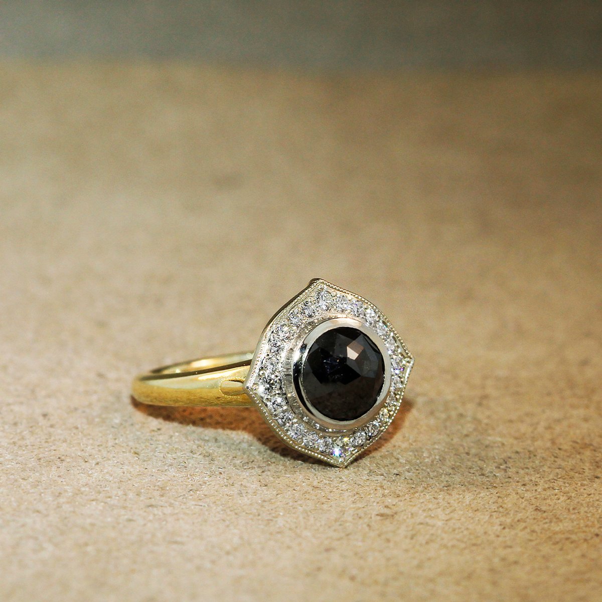 Black Diamond Ring