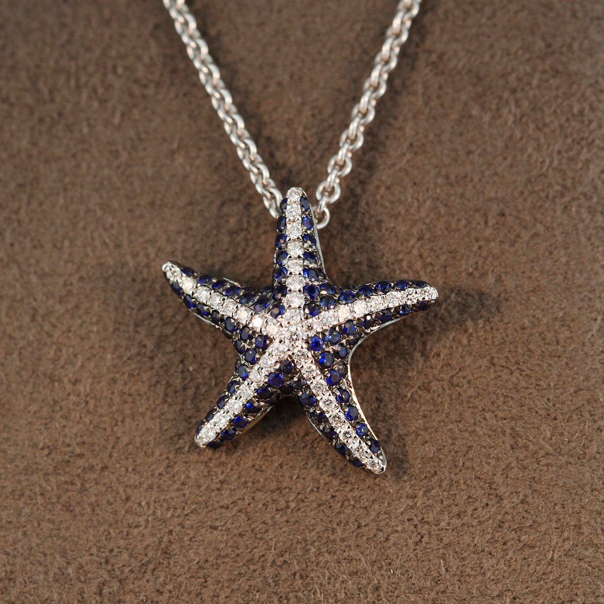 Blue Diamond and Sapphire Starfish