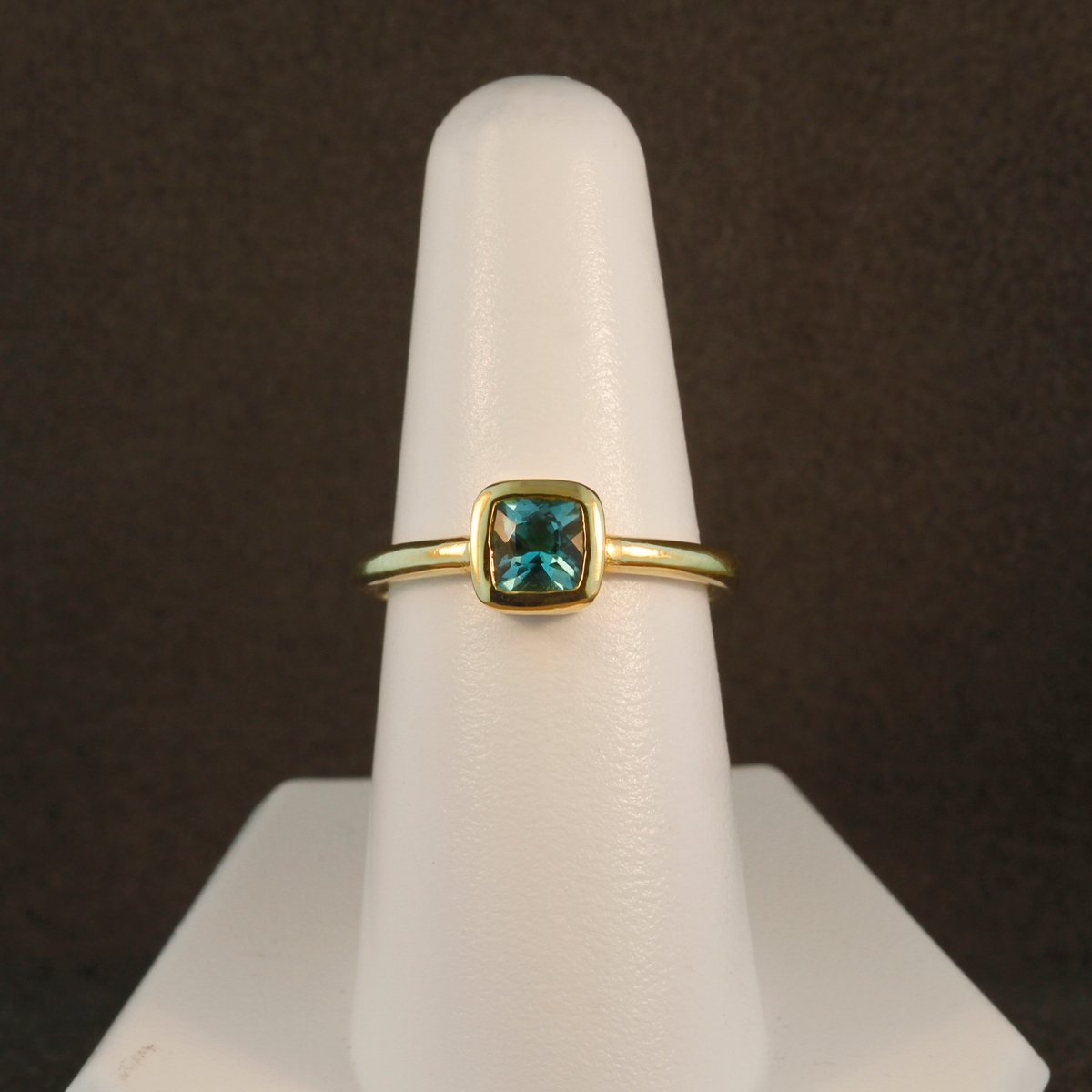 Seafoam Green Tourmaline Minima Ring