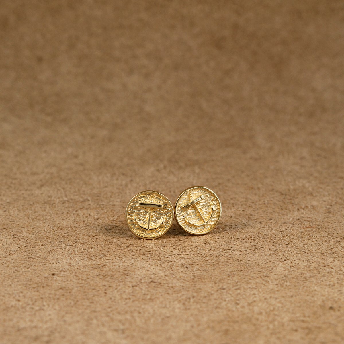 Anchor Earring Studs, Small