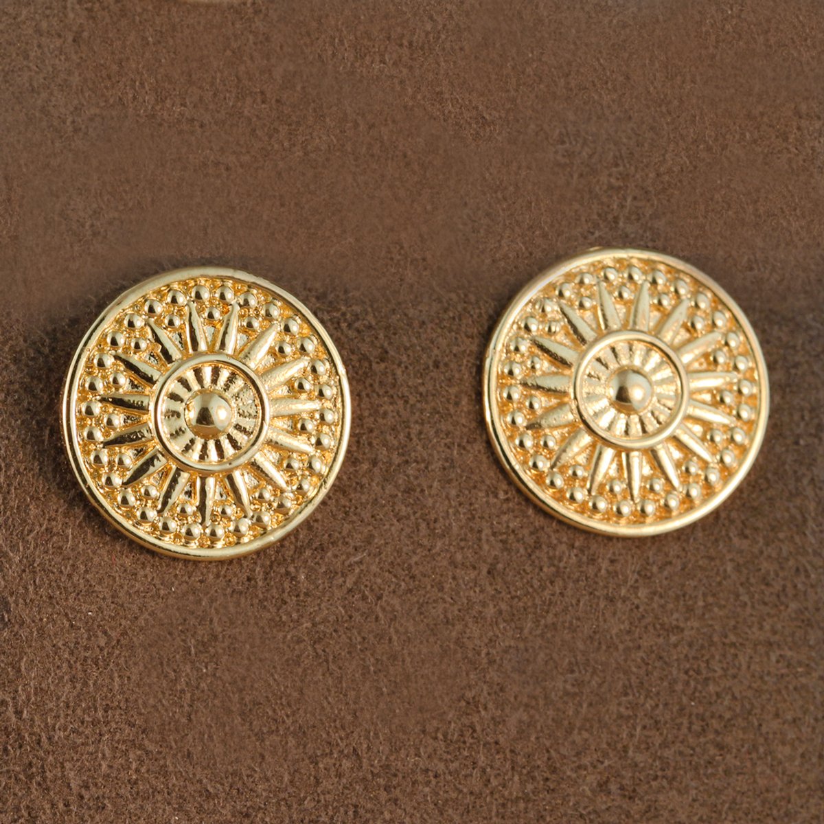 Dharma Wheel Earrings Large