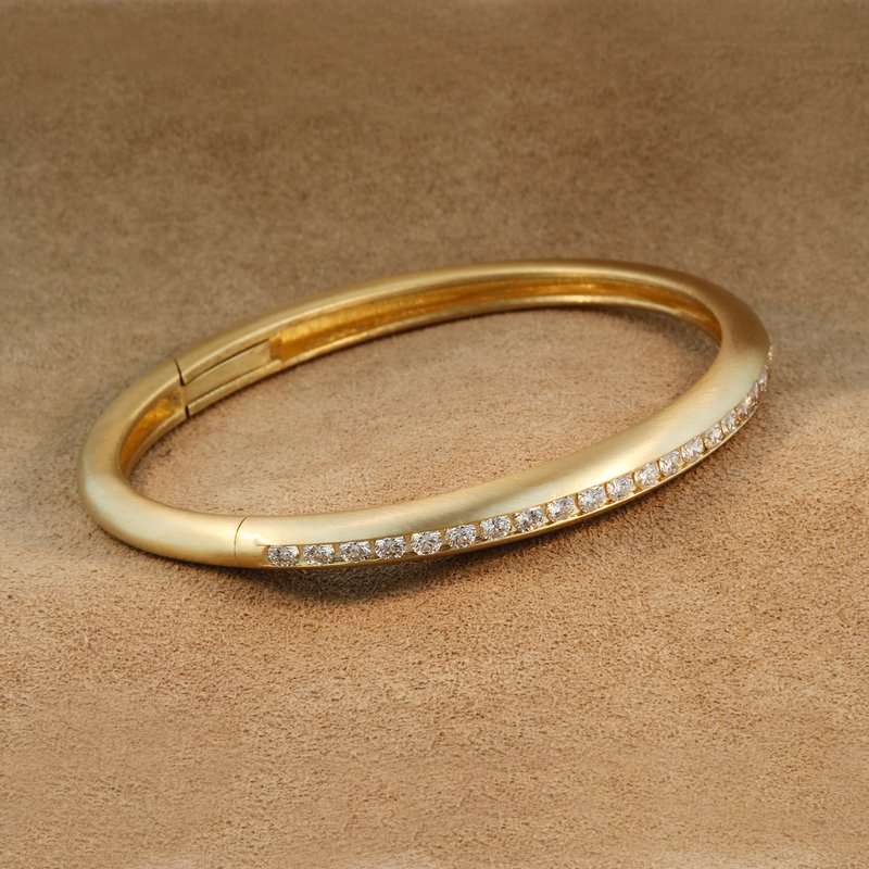 Diamond Eternal Bangle 14k  2.10ct.