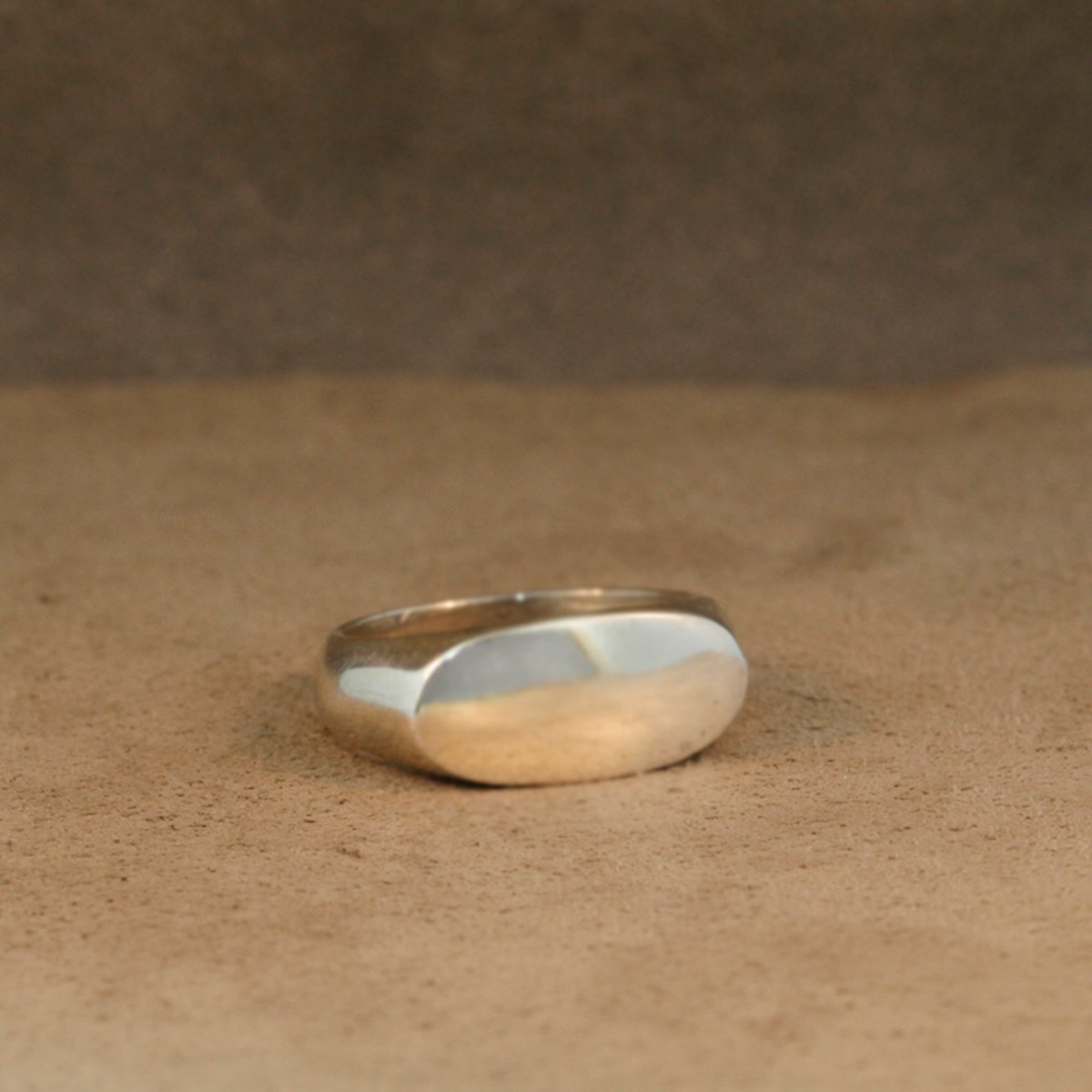 Signet Ring, Horizontal Oval 16mm x 7mm