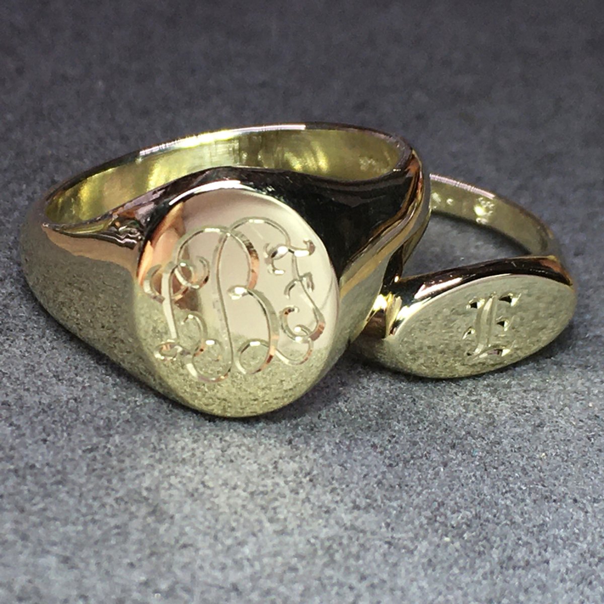 Engraved Signet Rings